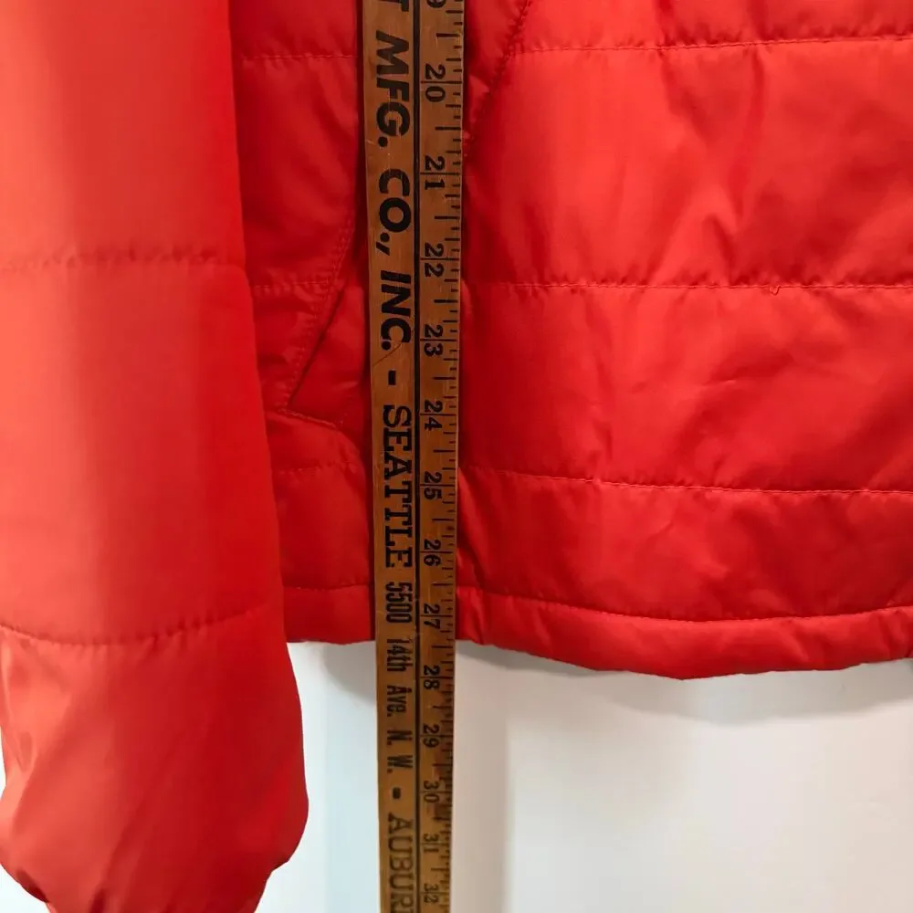 L.L.Bean‎ Men's Mountain Classic Puffer Jacket Orange M Reg Lightweight